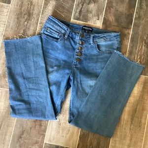 ✨Kenneth Cole High Waist Button Fly Straight Jeans